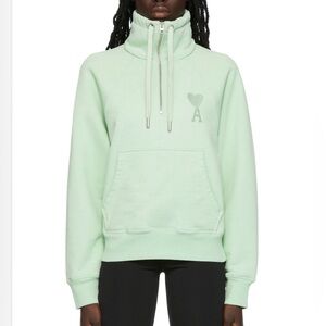 AMI Paris
Green Ami de Cœur Half-Zip Sweatshirt